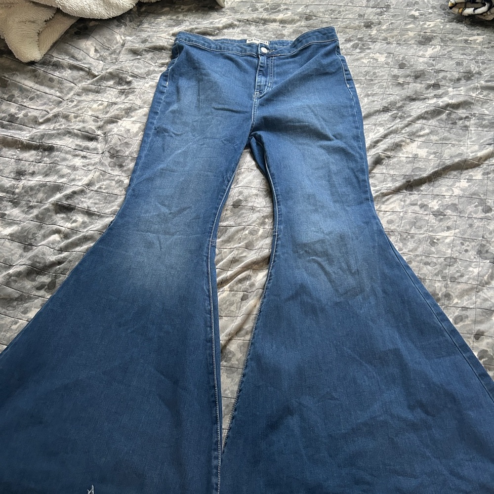 Free People High-Rise Flare Jeans
